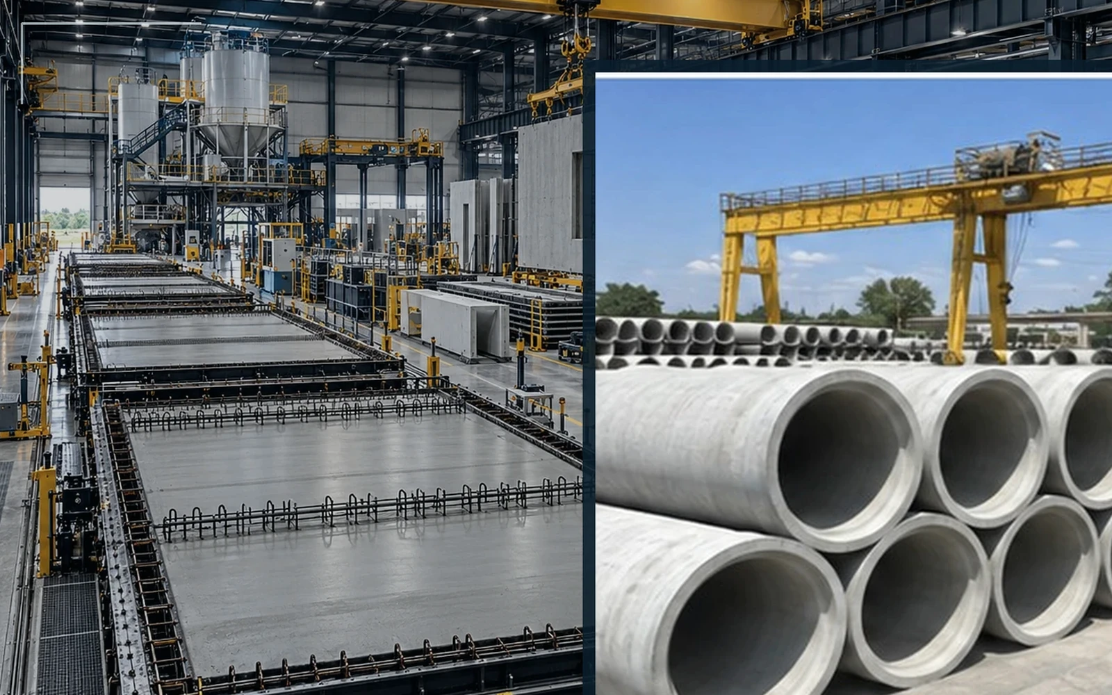 Concrete product consultancy: representative precast engineering imagery